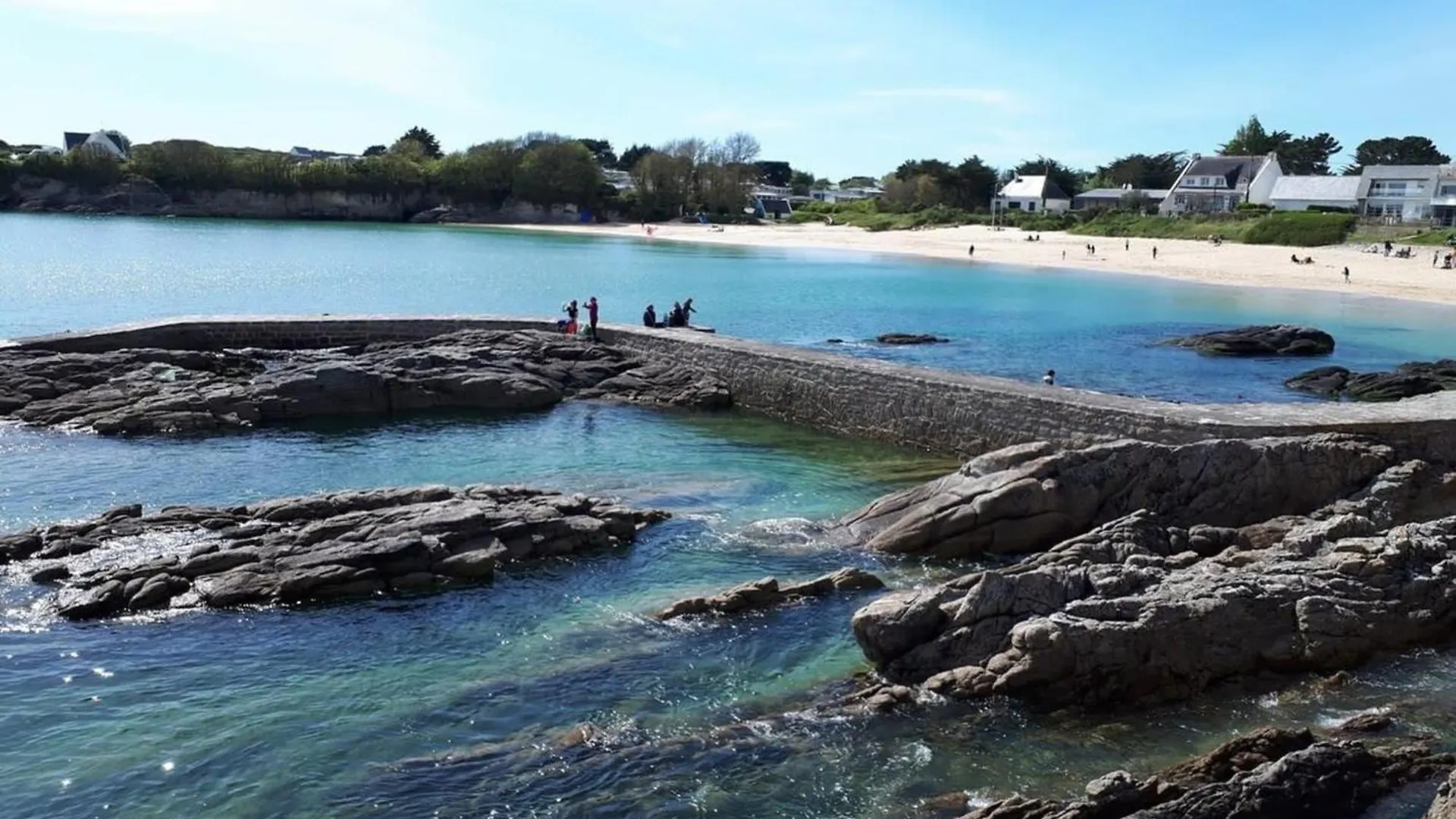 T2 Hyper Cosy Plage Et Port A Pieds Ploemeur 0*,  Frankreich