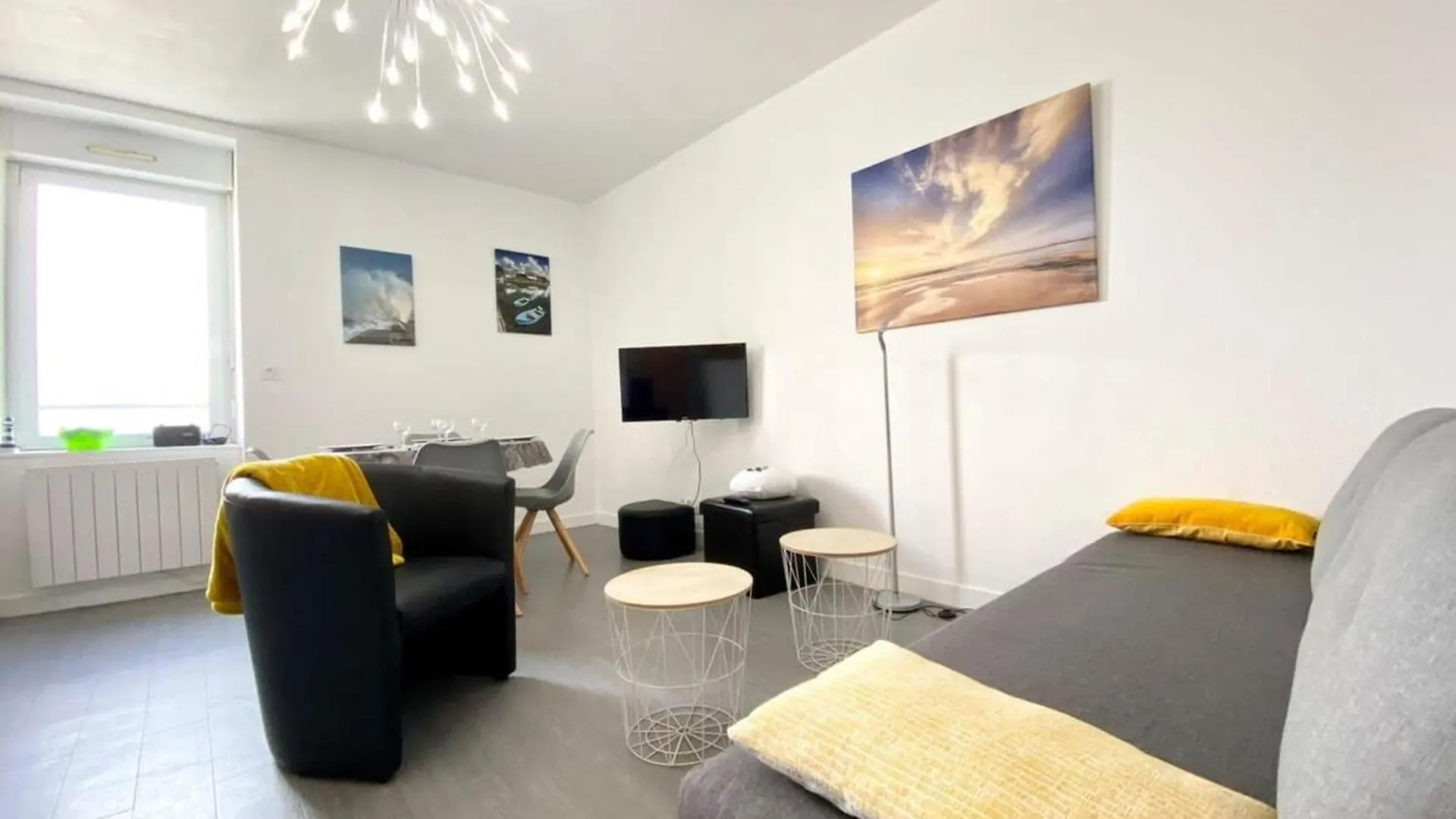 T2 Hyper Cosy Plage Et Port A Pieds Ploemeur Apartment